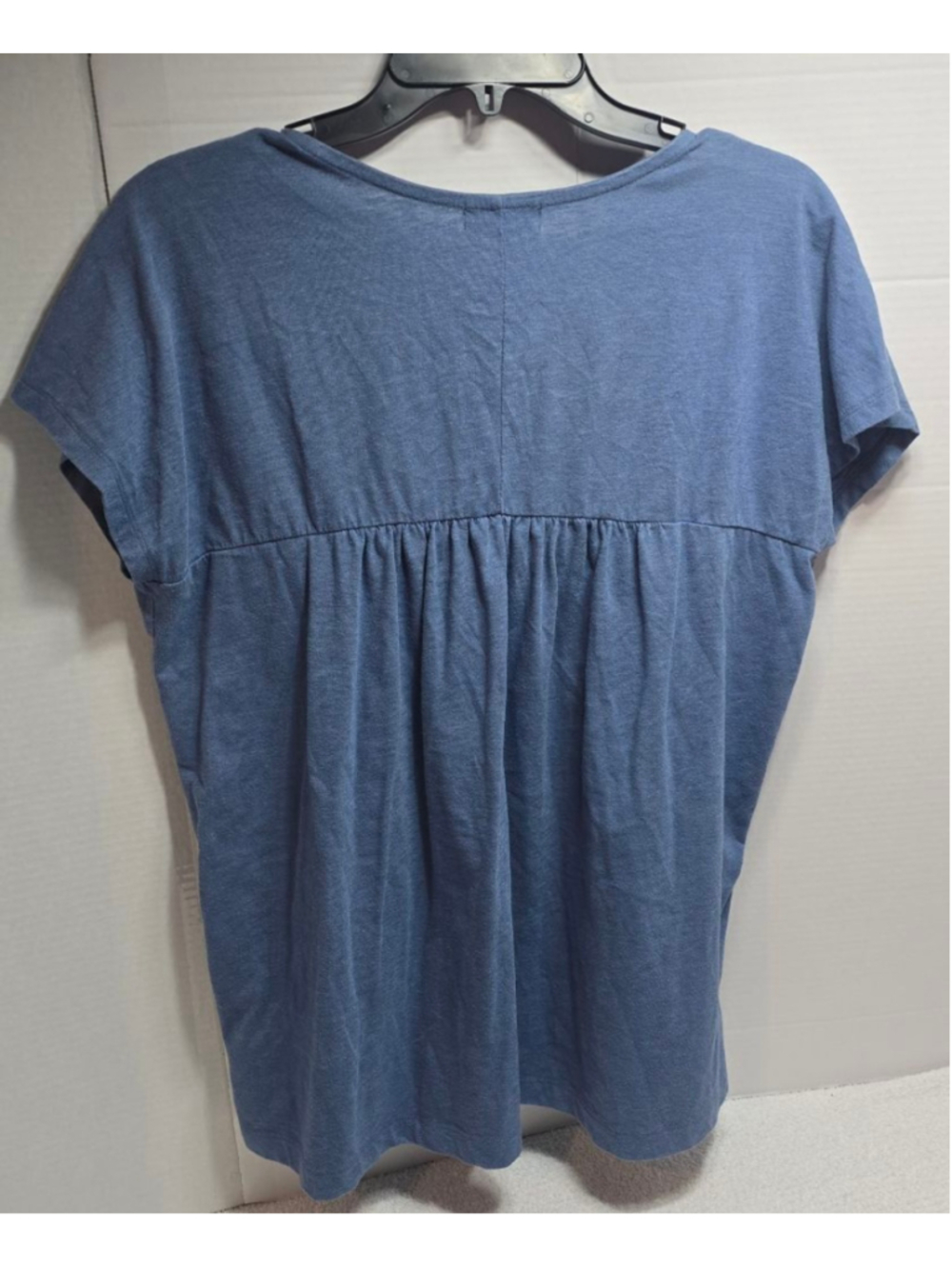 Women's GAP Blue Embroidered Short Sleeve Tee M - Picture 5 of 8